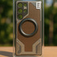 Heavy-Duty Armor Woven Back Case – Magnetic Ring Edition