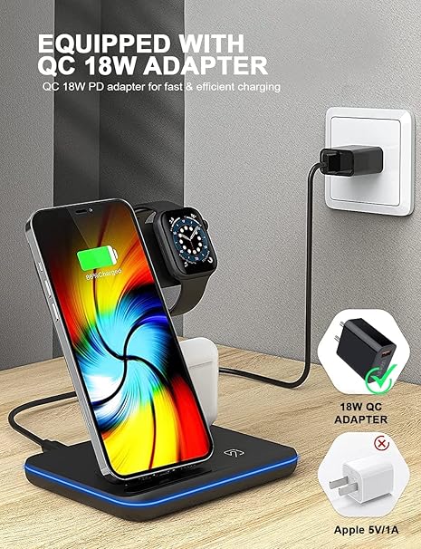 3-in-1 Wireless Charging Station - Qevolta.store