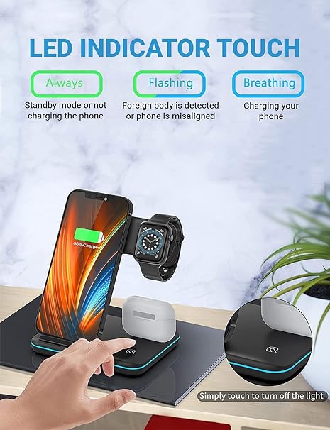 3-in-1 Wireless Charging Station - Qevolta.store