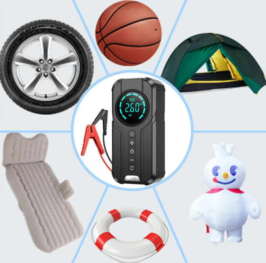 Jump Starter With Air Pump - Qevolta.store
