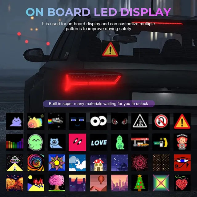 Car Rear Window LED Display - Qevolta.store