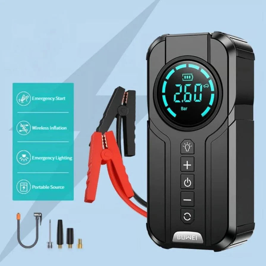 Jump Starter With Air Pump - Qevolta.store